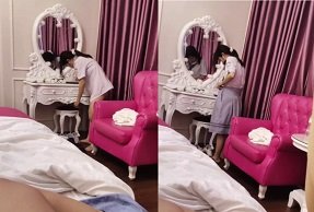 sex gái có cu thủ dâm Cứ nửa đêm là bị em mang ra tra tấn